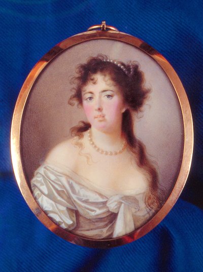 Emma Hamilton (akvarel na pergamenu) od English School