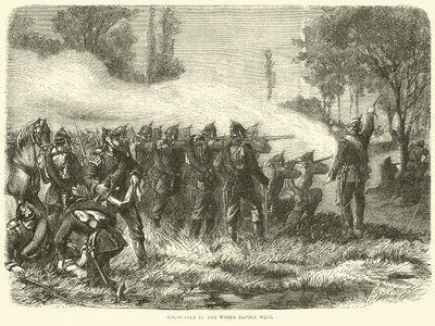 Setkání v lesích před Metz, říjen 1870 od English School