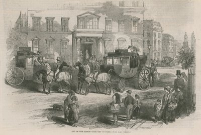 Konec sezóny 1846 – odjezd do Paříže od English School