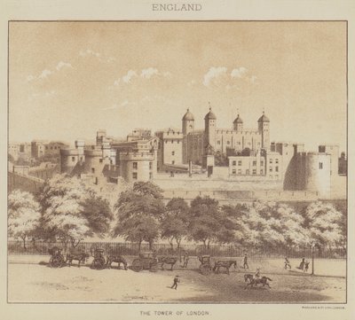 Anglie, The Tower of London od English School