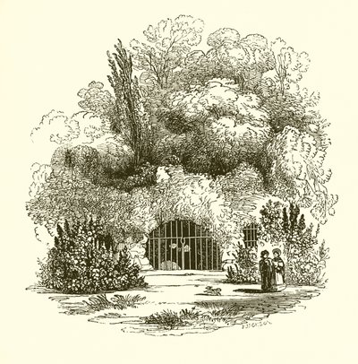 Vstup do Popes Grotto od English School