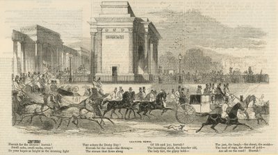 Epsom Races: Leaving Town od English School