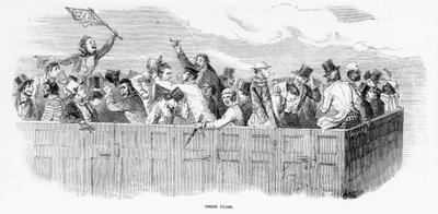 Epson Races 1847: The Railway - Third Class (rytina) od English School
