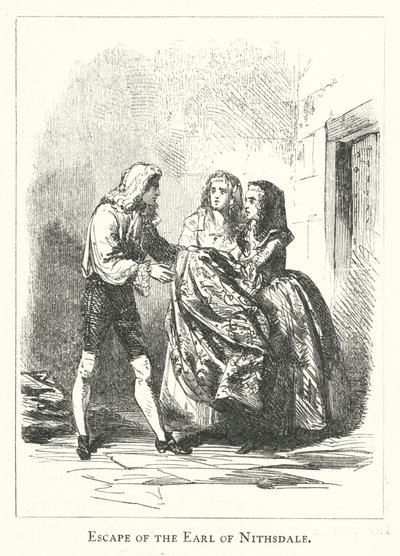 Útěk hraběte z Nithsdale od English School