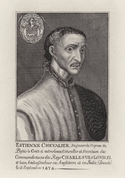 Estienne Chevalier (rytina) od English School