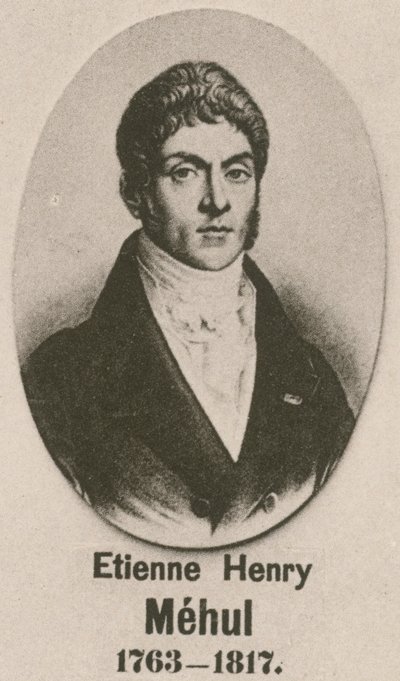 Etienne Henry Mehul (rytina) od English School