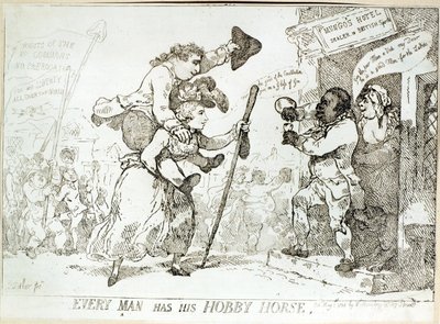 Každý člověk má svého koníčka, vydáno v roce 1784 od English School