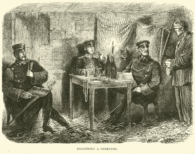 Zkoumání dezertéra, únor 1871 od English School