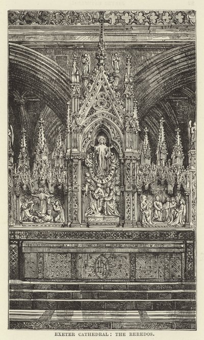 Exeterská katedrála, reredos od English School