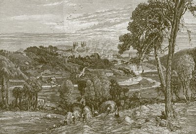 Exeter, z Exwick Fields od English School
