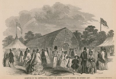 Výstava Horticultural Society of London, Chiswick Gardens od English School