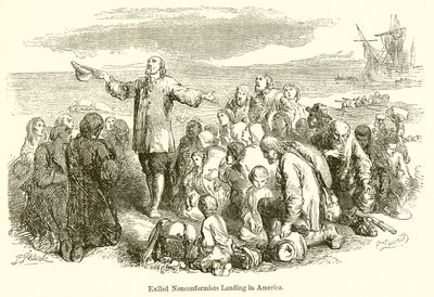 Vyhoštění nonkonformisté přistávající v Americe od English School