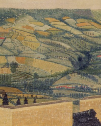 Rozsáhlá krajina při pohledu z pevnosti Rodborough, kolem roku 1764 (olej na plátně) (detail 65821) od English School