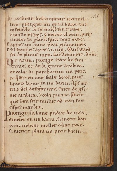 Výňatky z Historia Anglorum Jindřicha z Huntingdonu, Cotton MS Titus D XXIV, f.131r (pergamen) od English School