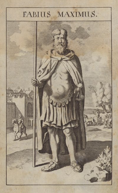 Fabius Maximus , římský politik a generál (rytina) od English School
