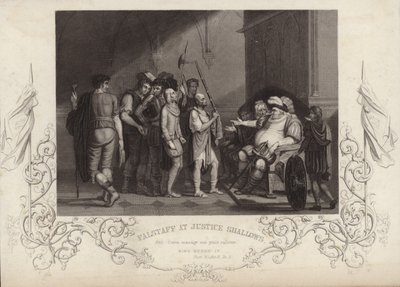 Falstaff v Justice Shallows od English School