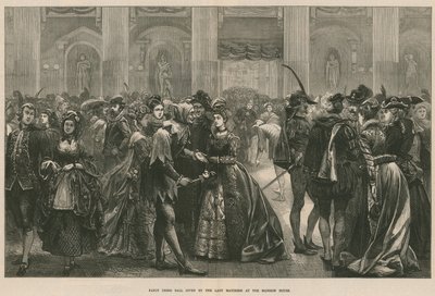Maškarní ples pořádaný paní starostkou v Mansion House od English School