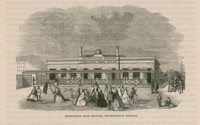 Stanice Farringdon Road na Metropolitan Railway od English School