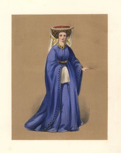 Móda za vlády krále Jindřicha IV. a V., ilustrace z 