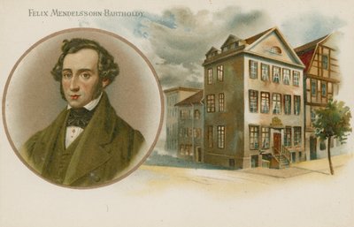 Felix Mendelssohn , německý skladatel a hudebník od English School