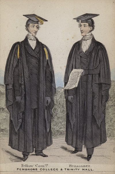 Fellow Commoner, důchodce, Pembroke College a Trinity Hall od English School