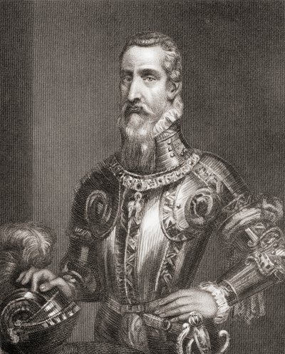 Fernando Alvarez de Toledo y Pimentel, z „Historie vlády Filipa II.“, vydané v roce 1855 od English School