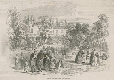 Slavnost v Bedford Lodge, Campden Hill, Londýn od English School