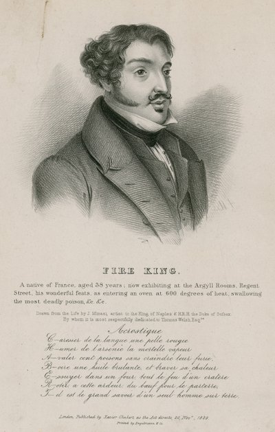 Král ohně; Monsieur Chabert od English School