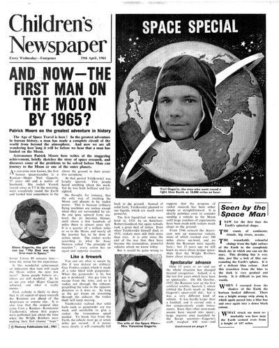 První člověk na Měsíci v roce 1965, titulní strana 
