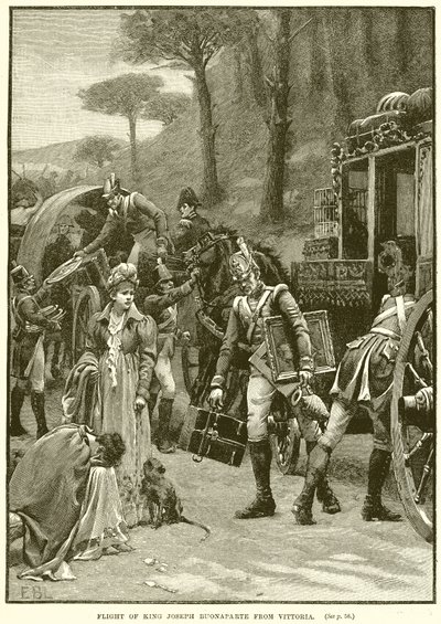 Útěk krále Josepha Buonaparte z Vittorie od English School