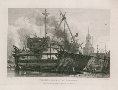Plovoucí dok v Rotherhithe od English School