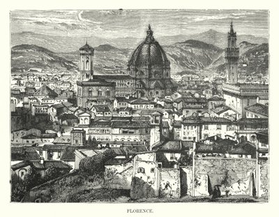 Florencie (rytina) od English School