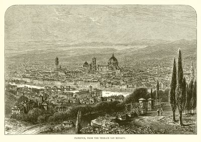 Florencie z terasy San Miniato od English School