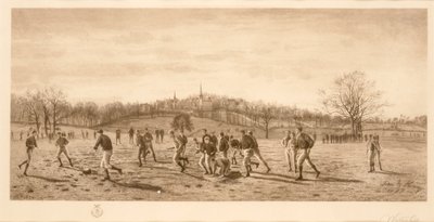Fotbal na Harrow School, 1887 od English School