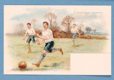 Fotbalový otec, cca 1890-1900 (tisk) od English School