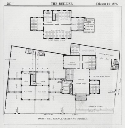 Forest Hill Schools, Greenwich Division (rytina) od English School