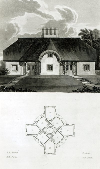 Čtyři chalupy, 1818 od English School