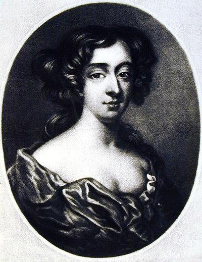 Frances Teresa Stuart (1647-1702) vévodkyně z Richmondu, ilustrace z Portrétů postav slavných v britské historii vyrytých Richardem Earlomem (1743-1822) a Charlesem Turnerem (asi 1775-1857) od English School