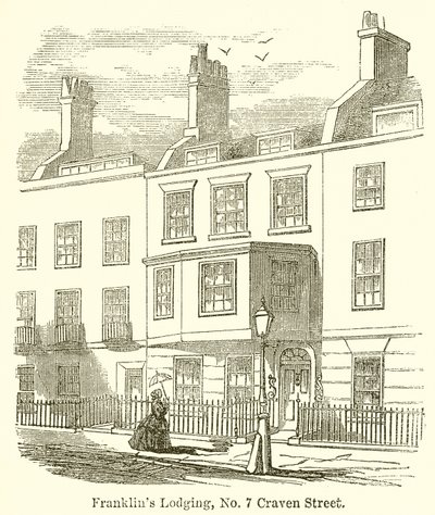 Franklins Lodging, č. 7 Craven Street od English School