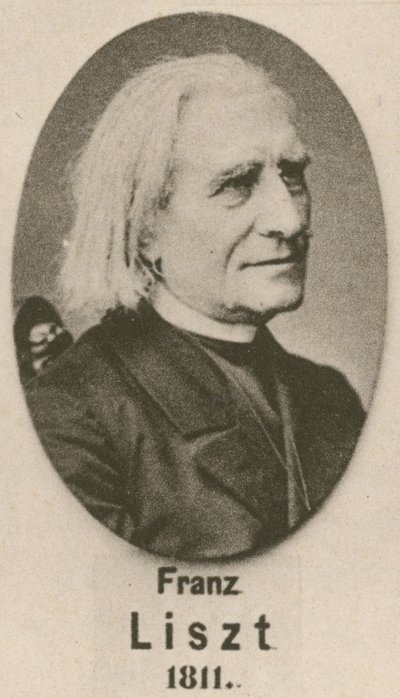 Franz Liszt (rytina) od English School