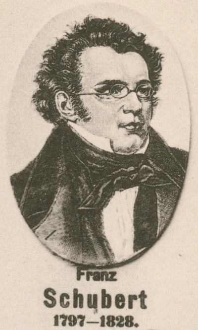 Franz Schubert (rytina) od English School
