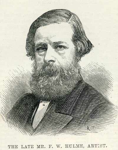Frederick William Hulme (1816-84) z The Illustrated London News 6. prosince 1884 od English School