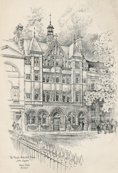 Francouzská protestantská církev, Soho Square od English School