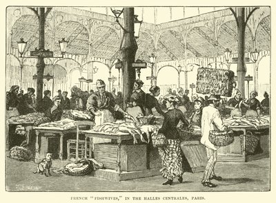 Francouzské rybky, v Halles Centrales, Paříž od English School