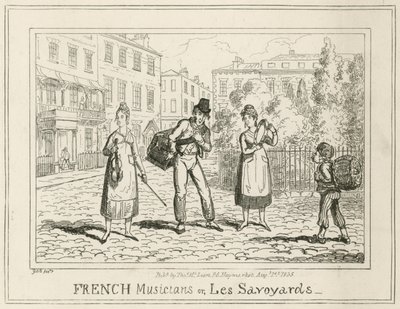 Francouzští hudebníci neboli Les Savoyards od English School