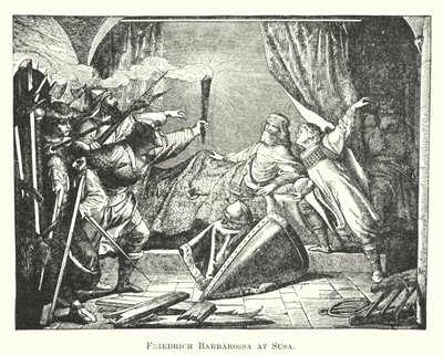 Fridrich Barbarossa u Sús (rytina) od English School