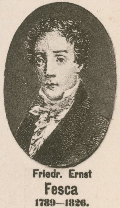 Friedrich Ernst Fesca (rytina) od English School