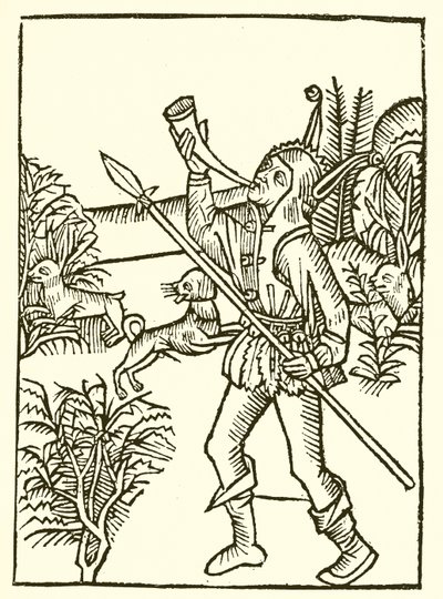 Z lodi bláznů Alexandra Barclayse, 1509 od English School