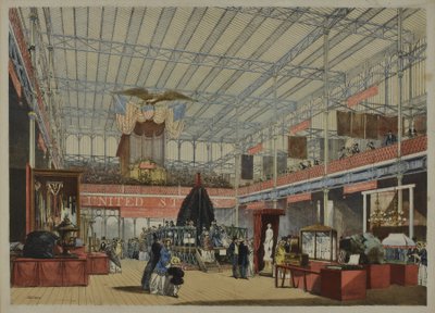Z „Dickinsonových komplexních obrázků z Velké výstavy z roku 1851“, publikované 1854 – Amerika, 1854 od English School