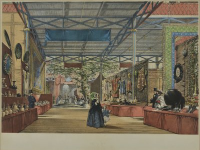 Z „Dickinsonových komplexních obrázků z Velké výstavy z roku 1851“, publikovaných v roce 1854, Indie č. 7, 1854 od English School
